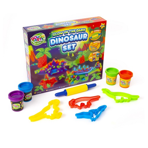 Dough Glow Dinosaur Set